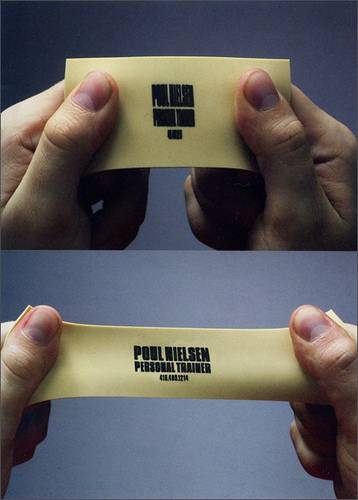 Business card for a personal trainer.